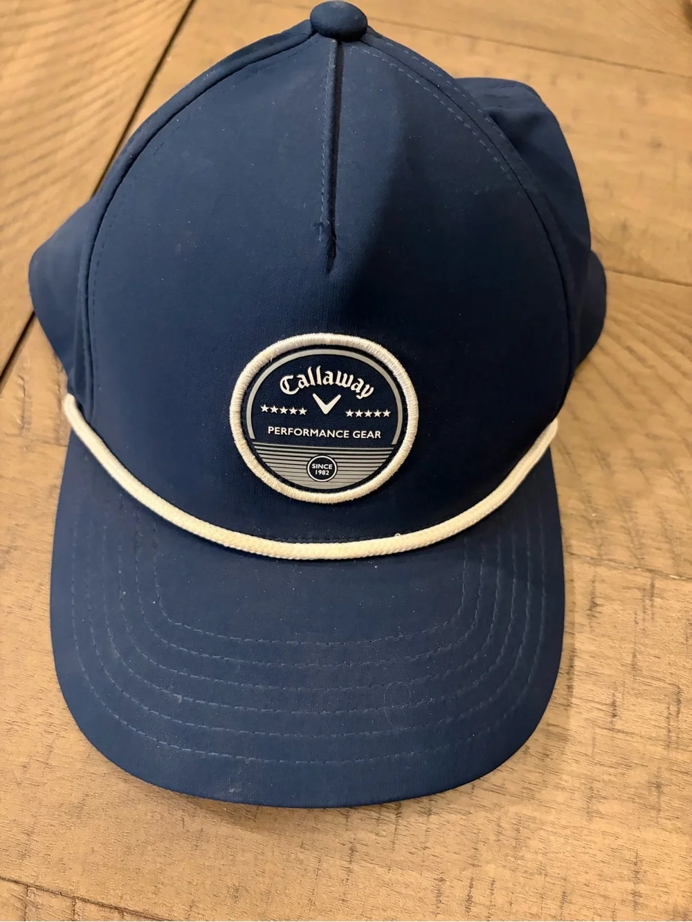 Callaway Navy Blue Cap with White Trim
